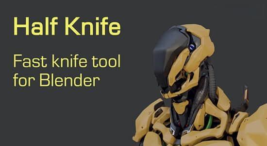 Blender插件-快速切割工具 Half Knife v1.3.2