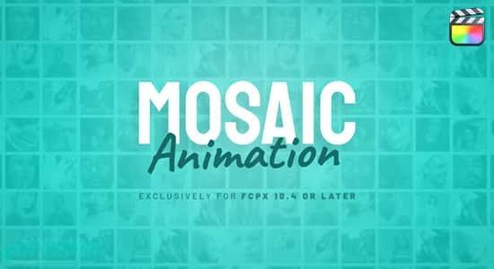 FCPX插件-10组马赛克方格图像组合展示动画预设Mosaic Animation FCPX插件-10组马赛克方格图像组合展示动画预设Mosaic Animation