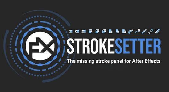AE脚本-形状图层描边属性控制工具 FX StrokeSetter v1.0 AE脚本-形状图层描边属性控制工具 FX StrokeSetter v1.0