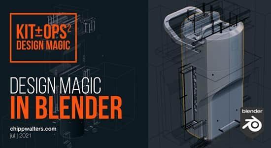 硬表面快速建模Blender插件 Design Magic V1.0.2 硬表面快速建模Blender插件 Design Magic V1.0.2