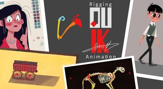 中文AE脚本-二维人物角色骨骼绑定MG动画脚本 Duik Bassel.2 v16.2.30 Win/Mac