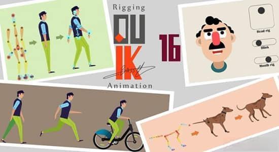 AE教程-学习使用Duik脚本制作MG人物角色绑定动画(英文字幕)  Rigging a Character with Duik Bassel in AE