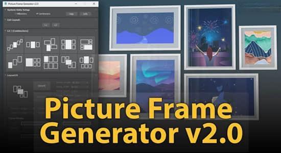 3DS MAX插件-三维照片相框自动创建生成器 Picture Frame Generator v2 3DS MAX插件-三维照片相框自动创建生成器 Picture Frame Generator v2