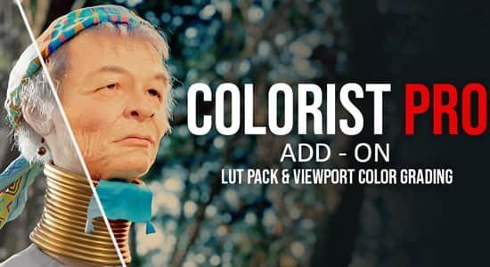 Blender插件-专业色彩分级LUTs调色插件 Colorist Pro v1.4.2-LookAE.com Blender插件-专业色彩分级LUTs调色插件 Colorist Pro v1.4.2