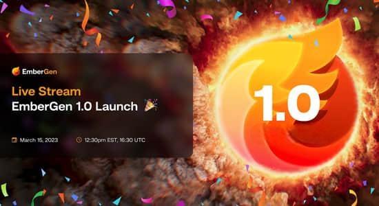 实时模拟烟雾火焰爆炸流体特效三维软件 EmberGen 1.2.0 Win