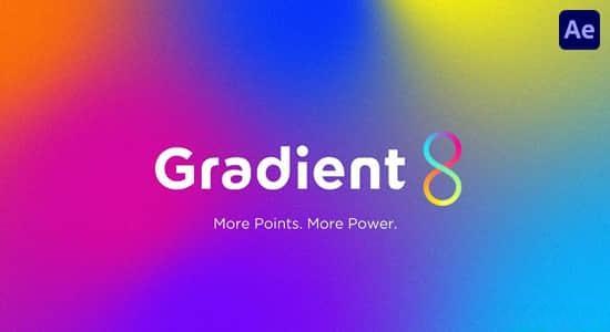中文汉化AE插件-8点控制颜色渐变效果 Gradient8 1.0 Win+使用教程 中文汉化AE插件-8点控制颜色渐变效果 Gradient8 1.0 Win+使用教程