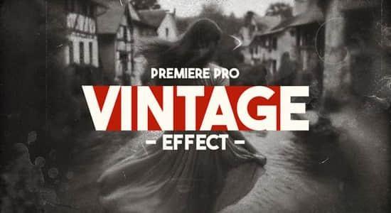 PR模板-复古老电影视觉特效 Retro Film Effect PR模板-复古老电影视觉特效 Retro Film Effect