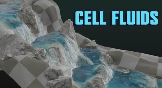 Blender插件-水流特效动画模拟 Cell Fluids V1.6.1 Blender插件-水流特效动画模拟 Cell Fluids V1.6.1