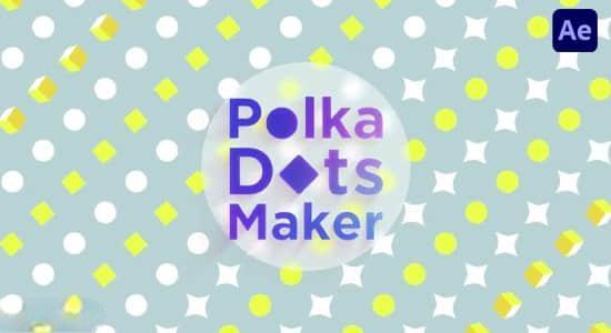 AE脚本-圆点图形矩阵排列效果MG动画 Polka Dots Maker v2.1+使用教程 AE脚本-圆点图形矩阵排列效果MG动画 Polka Dots Maker v2.1+使用教程