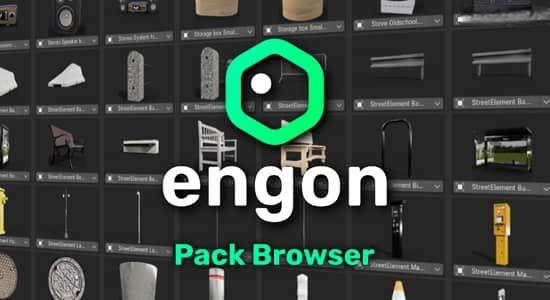 Blender插件-资产文件即时搜索生成器 Engon V1.6.0 Blender插件-资产文件即时搜索生成器 Engon V1.6.0