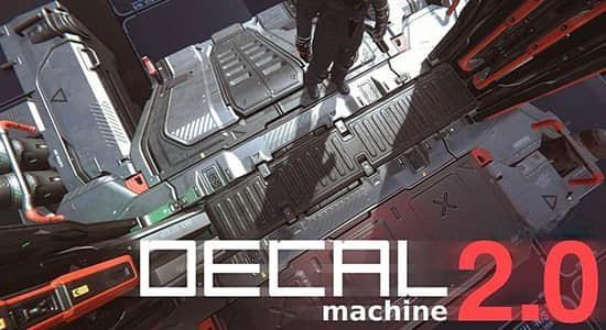 自动化高效建模工具表面贴图Blender插件 DecalMachine V2.15 自动化高效建模工具表面贴图Blender插件 DecalMachine V2.15