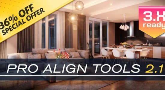 Blender插件-三维模型对齐工具 Pro Align Tools v2.1.10 Blender插件-三维模型对齐工具 Pro Align Tools v2.1.10