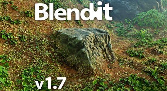 三维模型环境融合Blender插件 Blendit v1.7.1 Add-on 三维模型环境融合Blender插件 Blendit v1.7.1 Add-on