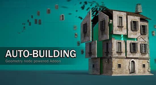 Blender插件-三维楼房建筑自动生成器+预设 Auto-Building v1.2.7 Blender插件-三维楼房建筑自动生成器+预设 Auto-Building v1.2.7