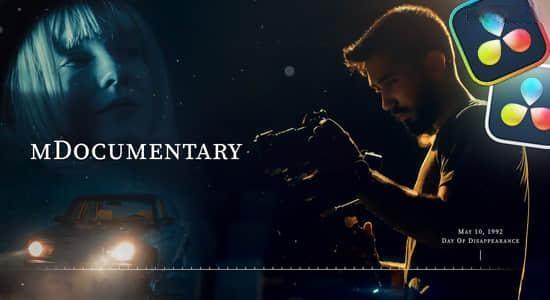 达芬奇插件-71个电影叙事纪录片宣传片效果包装视觉动画 mDocumentary 达芬奇插件-71个电影叙事纪录片宣传片效果包装视觉动画 mDocumentary