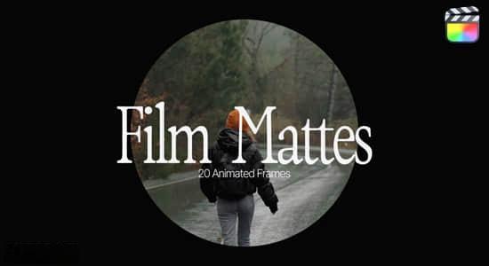 FCPX插件-20个电影遮罩边框动画 Film Mattes FCPX插件-20个电影遮罩边框动画 Film Mattes