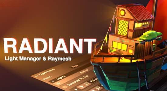 三维场景灯光控制Blender插件 Radiant v1.3.2 三维场景灯光控制Blender插件 Radiant v1.3.2