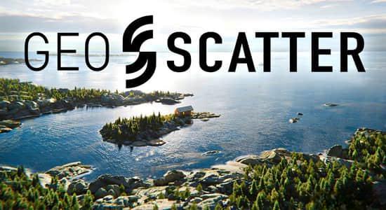 Blender插件-三维花草植物自然景观生成器 Geo-Scatter 5.5.1 Blender插件-三维花草植物自然景观生成器 Geo-Scatter 5.5.1