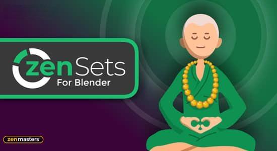 Blender插件-创建管理网格元素顶点组 Zen Sets v2.4.4.2 Blender插件-创建管理网格元素顶点组 Zen Sets v2.4.4.2