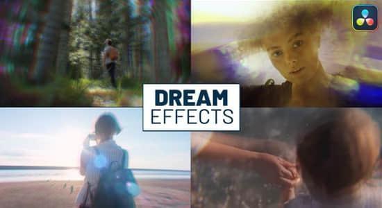 达芬奇模板-迷幻梦境棱镜重影视觉特效预设 Dream Effects 达芬奇模板-迷幻梦境棱镜重影视觉特效预设 Dream Effects
