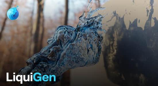 液体流体模型模拟生成软件 LiquidGen V0.3.0 Win 液体流体模型模拟生成软件 LiquidGen V1.0.2 Win