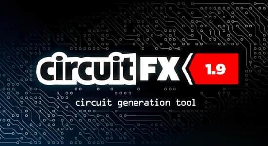 AE脚本-高科技电流电路板线路动画 circuitFX v1.90+使用教程 AE脚本-高科技电流电路板线路动画 circuitFX v1.90+使用教程