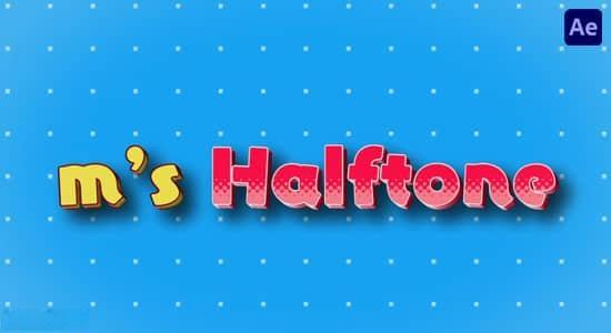 中文汉化版-黑白圆点填充半调风格特效AE插件 ms Halftone v1.5.2 Win 中文汉化版-黑白圆点填充半调风格特效AE插件 ms Halftone v1.5.2 Win