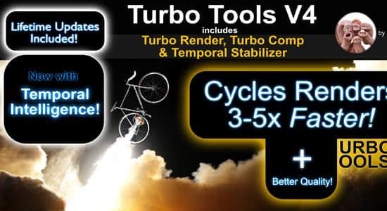 加快渲染速度Blender插件 Turbo Tools V4.1.5 加快渲染速度Blender插件 Turbo Tools V4.1.5