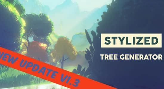 Blender预设-可爱卡通树木生成器资产 Stylized Tree Asset Generator Blender预设-可爱卡通树木生成器资产 Stylized Tree Asset Generator