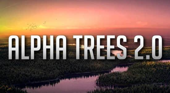 树木丛林植物快速渲染Blender插件 Alpha Trees Pro 2.3.6+预设 树木丛林植物快速渲染Blender插件 Alpha Trees Pro 2.3.6+预设