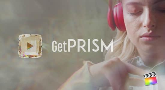 FCPX插件-79个唯美梦幻棱镜折射光效视觉特效预设