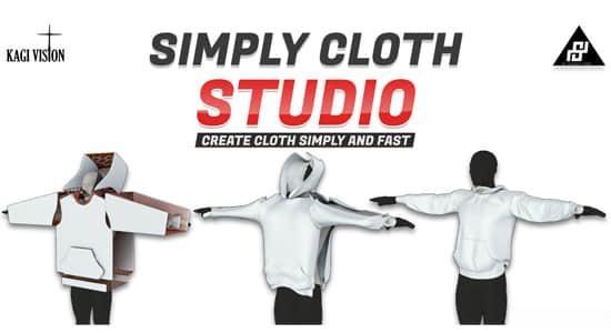 Blender插件-三维布料模拟生成器 Simply Cloth Studio V1.4.4 Blender插件-三维布料模拟生成器 Simply Cloth Studio V1.4.4