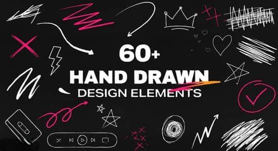 AE模板-60种手绘线条图形涂鸦动画 Hand Drawn Doodle Animation Pack AE模板-60种手绘线条图形涂鸦动画 Hand Drawn Doodle Animation Pack
