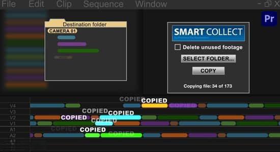 PR脚本-项目素材整理优化工程打包工具 Smart Collect V1.0.1+使用教程