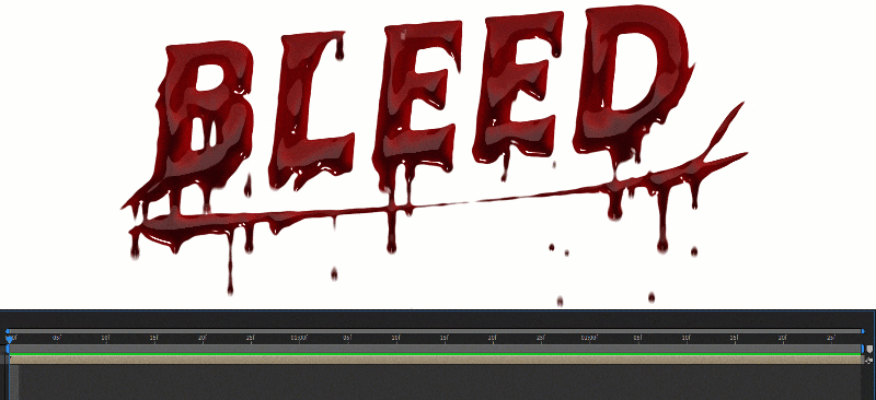 AE脚本-文字标题滴血流血电影特效 Bleed! v1.6.0+使用教程 AE脚本-文字标题滴血流血电影特效 Bleed! v1.6.0+使用教程