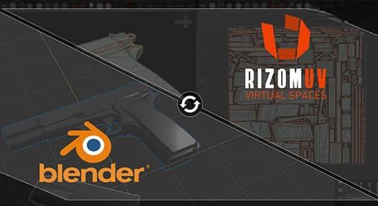 Blender插件-与RizomUV桥接工具 RizomUV Bridge v1.1.2 Blender插件-与RizomUV桥接工具 RizomUV Bridge v1.1.2