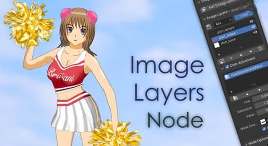 Blender插件-多张图片混合工具 Image Layers Node V1.3.1 Blender插件-多张图片混合工具 Image Layers Node V1.3.1