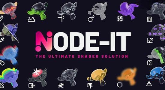 Blender插件-着色器节点预设包 Node-It v1.0 Blender插件-着色器节点预设包 Node-It v1.0