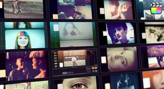 FCPX插件-13个复古8mm电影胶片边框视觉特效动画 FCPX插件-13个复古8mm电影胶片边框视觉特效动画