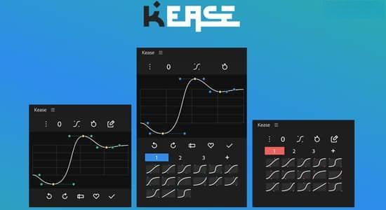 AE脚本-关键帧缓入缓出曲线调节控制操作 Kease v2.1.4+使用教程 AE脚本-关键帧缓入缓出曲线调节控制操作 Kease v2.1.4+使用教程