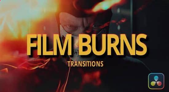 达芬奇模板-30个复古电影胶片灼烧闪光视频转场预设 Film Burn Transitions for Davinci 达芬奇模板-30个复古电影胶片灼烧闪光视频转场预设 Film Burn Transitions for Davinci