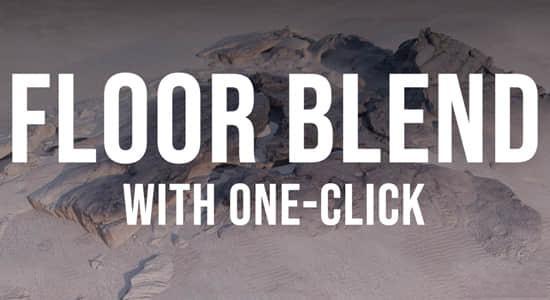 Blender插件-地面贴图融合工具 Floor Blend v1.0.0 Blender插件-地面贴图融合工具 Floor Blend v1.0.0