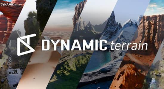 Blender插件-三维地形地貌生成器 Dynamic Terrain V1.0 Blender插件-三维地形地貌生成器 Dynamic Terrain V1.0