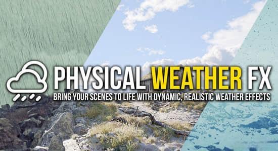 Blender插件-闪电极光起雾下雨雪刮风天气特效 Physical Weather FX Pro Blender插件-闪电极光起雾下雨雪刮风天气特效 Physical Weather FX Pro