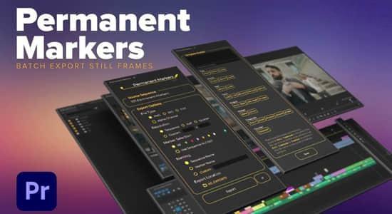 PR脚本-批量导出静帧图片文件 Permanent Markers V1.0.3 PR脚本-批量导出静帧图片文件 Permanent Markers V1.0.3