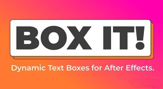AE脚本-自适应底栏边框文字标题动画 Box It! v1.3.1+使用教程 AE脚本-自适应底栏边框文字标题动画 Box It! v1.3.1+使用教程