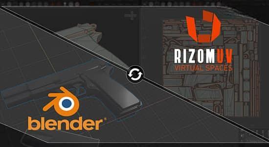 与RizomUV桥接Blender插件 RizomUV Bridge v1.2.0 与RizomUV桥接Blender插件 RizomUV Bridge v1.2.0