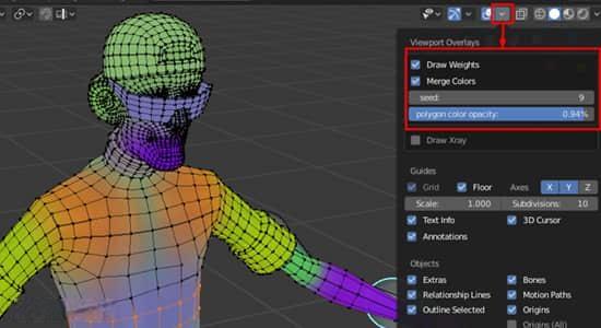 权重绘制工具Blender插件 Weight Paint Tools v2.1.7 Blender插件-权重绘制工具 Weight Paint Tools v2.4