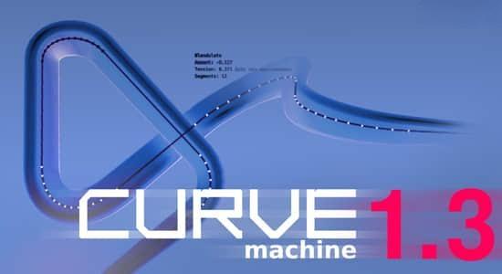 Blender插件-拐角曲线节点编辑器 CURVEmachine V1.3.0 Blender插件-拐角曲线节点编辑器 CURVEmachine V1.3.0