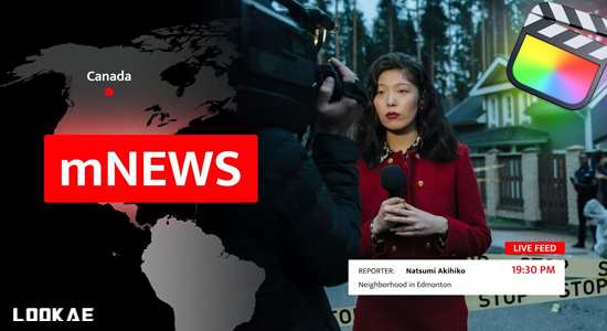 FCPX插件-77个电视节目新闻栏目视频包装字幕条标题图形边栏预设动画 mNews FCPX插件-77个电视节目新闻栏目视频包装字幕条标题图形边栏预设动画 mNews